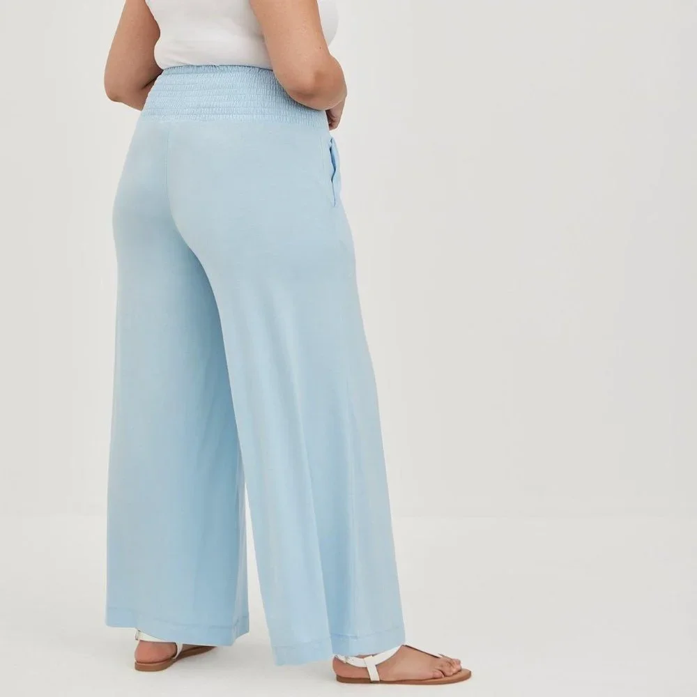 Torrid Soft Knit Wide Leg Pants - Sz 2 NWOT - Picture 3 of 4